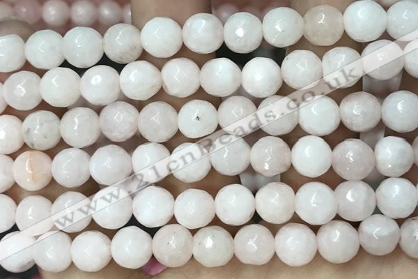 CCN5050 15.5 inches 8mm & 10mm faceted round candy jade beads