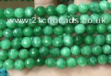 CCN5054 15.5 inches 8mm & 10mm faceted round candy jade beads