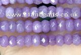 CCN5109 15 inches 3*4mm faceted rondelle candy jade beads