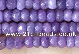 CCN5110 15 inches 3*4mm faceted rondelle candy jade beads