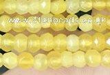 CCN5111 15 inches 3*4mm faceted rondelle candy jade beads