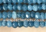 CCN5113 15 inches 3*4mm faceted rondelle candy jade beads