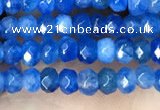 CCN5114 15 inches 3*4mm faceted rondelle candy jade beads