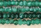 CCN5119 15 inches 3*4mm faceted rondelle candy jade beads