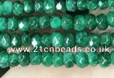 CCN5121 15 inches 3*4mm faceted rondelle candy jade beads