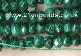 CCN5122 15 inches 3*4mm faceted rondelle candy jade beads