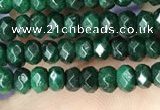 CCN5123 15 inches 3*4mm faceted rondelle candy jade beads