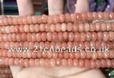 CCN5137 15 inches 5*8mm faceted rondelle candy jade beads