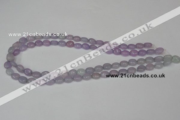 CCN514 15.5 inches 8*10mm oval candy jade beads wholesale