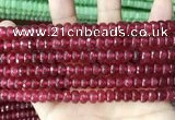 CCN5144 15 inches 5*8mm faceted rondelle candy jade beads