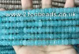 CCN5149 15 inches 5*8mm faceted rondelle candy jade beads