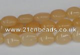 CCN515 15.5 inches 8*10mm oval candy jade beads wholesale