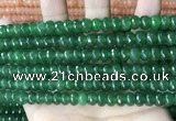 CCN5159 15 inches 5*8mm faceted rondelle candy jade beads