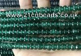 CCN5160 15 inches 5*8mm faceted rondelle candy jade beads