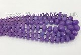 CCN5171 5*8mm - 14*20mm faceted rondelle candy jade graduated beads