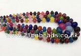 CCN5179 5*8mm - 14*20mm faceted rondelle candy jade graduated beads