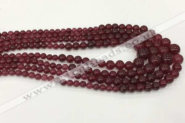 CCN5195 6mm - 14mm round candy jade graduated beads