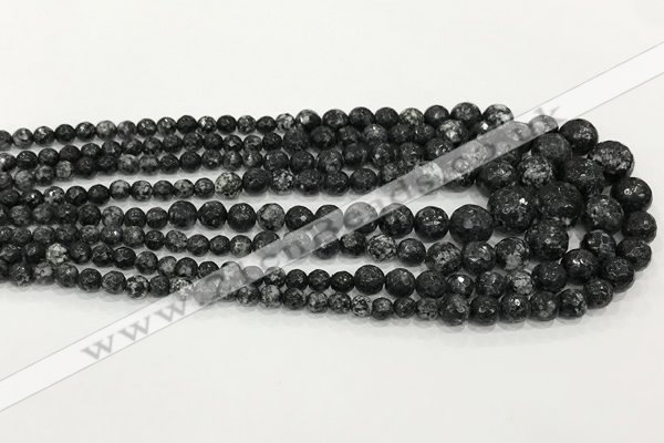 CCN5215 6mm - 14mm faceted round candy jade graduated beads