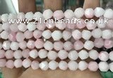 CCN5232 15 inches 8mm faceted nuggets candy jade beads