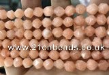 CCN5234 15 inches 8mm faceted nuggets candy jade beads