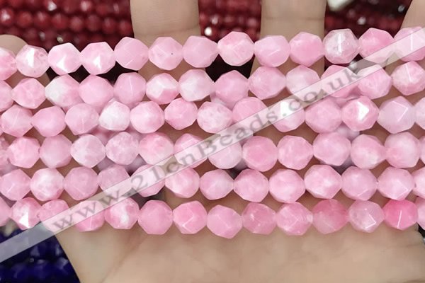 CCN5236 15 inches 8mm faceted nuggets candy jade beads