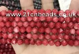 CCN5240 15 inches 8mm faceted nuggets candy jade beads