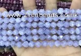 CCN5243 15 inches 8mm faceted nuggets candy jade beads