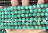 CCN5247 15 inches 8mm faceted nuggets candy jade beads