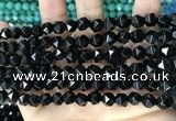 CCN5251 15 inches 8mm faceted nuggets candy jade beads