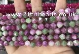 CCN5262 15 inches 8mm faceted nuggets candy jade beads