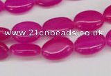 CCN527 15.5 inches 10*14mm oval candy jade beads wholesale