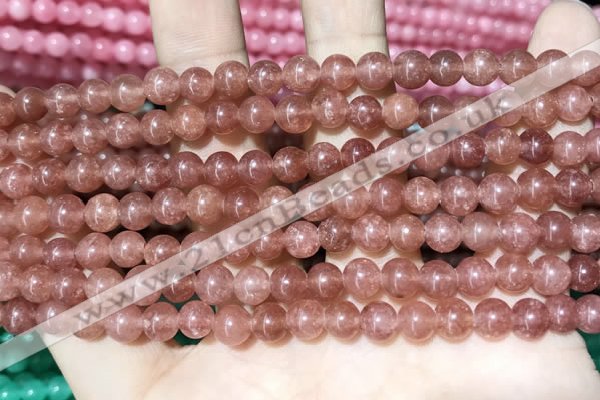 CCN5278 15 inches 6mm round candy jade beads Wholesale