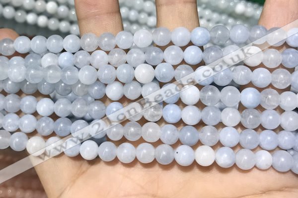 CCN5283 15 inches 6mm round candy jade beads Wholesale