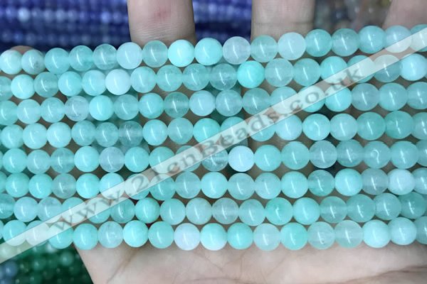 CCN5287 15 inches 6mm round candy jade beads Wholesale