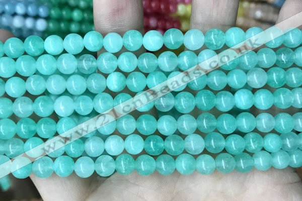 CCN5290 15 inches 6mm round candy jade beads Wholesale