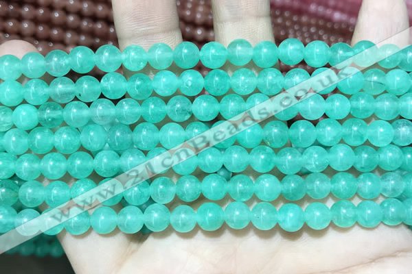 CCN5291 15 inches 6mm round candy jade beads Wholesale