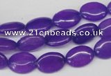 CCN530 15.5 inches 10*14mm oval candy jade beads wholesale