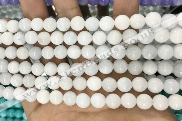 CCN5312 15 inches 8mm round candy jade beads Wholesale