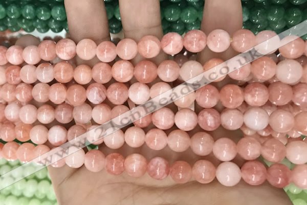 CCN5322 15 inches 8mm round candy jade beads Wholesale