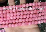 CCN5324 15 inches 8mm round candy jade beads Wholesale