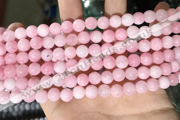 CCN5332 15 inches 8mm round candy jade beads Wholesale