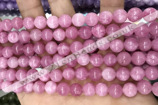 CCN5334 15 inches 8mm round candy jade beads Wholesale