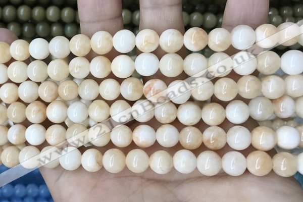 CCN5341 15 inches 8mm round candy jade beads Wholesale