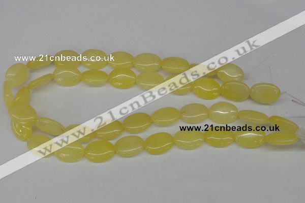 CCN535 15.5 inches 15*20mm oval candy jade beads wholesale