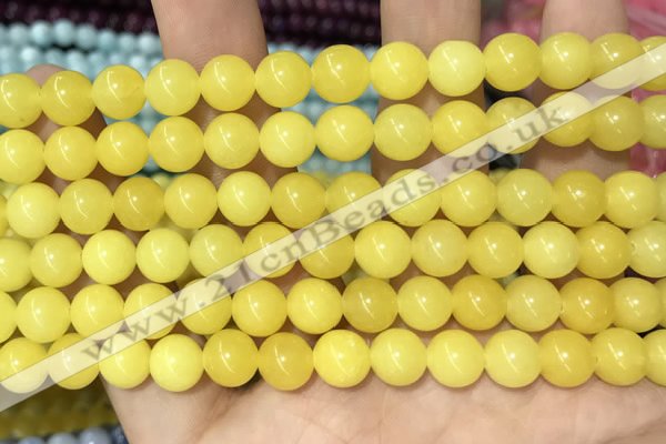 CCN5350 15 inches 8mm round candy jade beads Wholesale