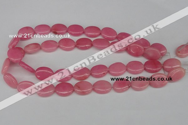 CCN536 15.5 inches 15*20mm oval candy jade beads wholesale