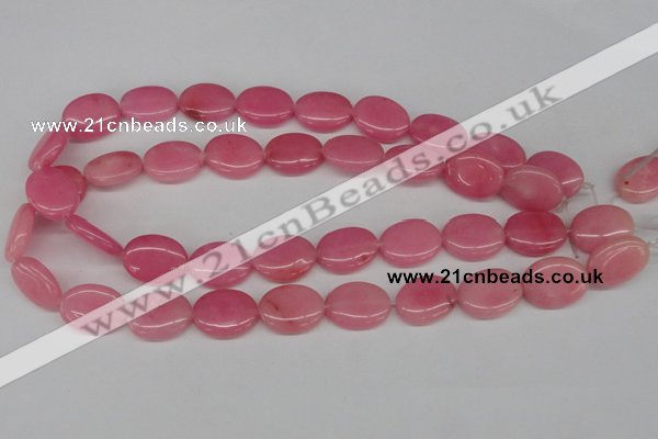 CCN536 15.5 inches 15*20mm oval candy jade beads wholesale