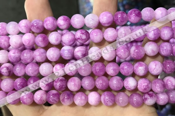 CCN5361 15 inches 8mm round candy jade beads Wholesale