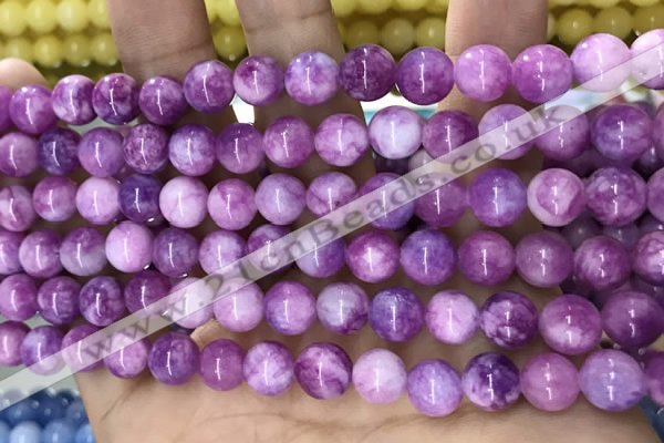 CCN5362 15 inches 8mm round candy jade beads Wholesale