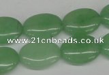 CCN538 15.5 inches 15*20mm oval candy jade beads wholesale